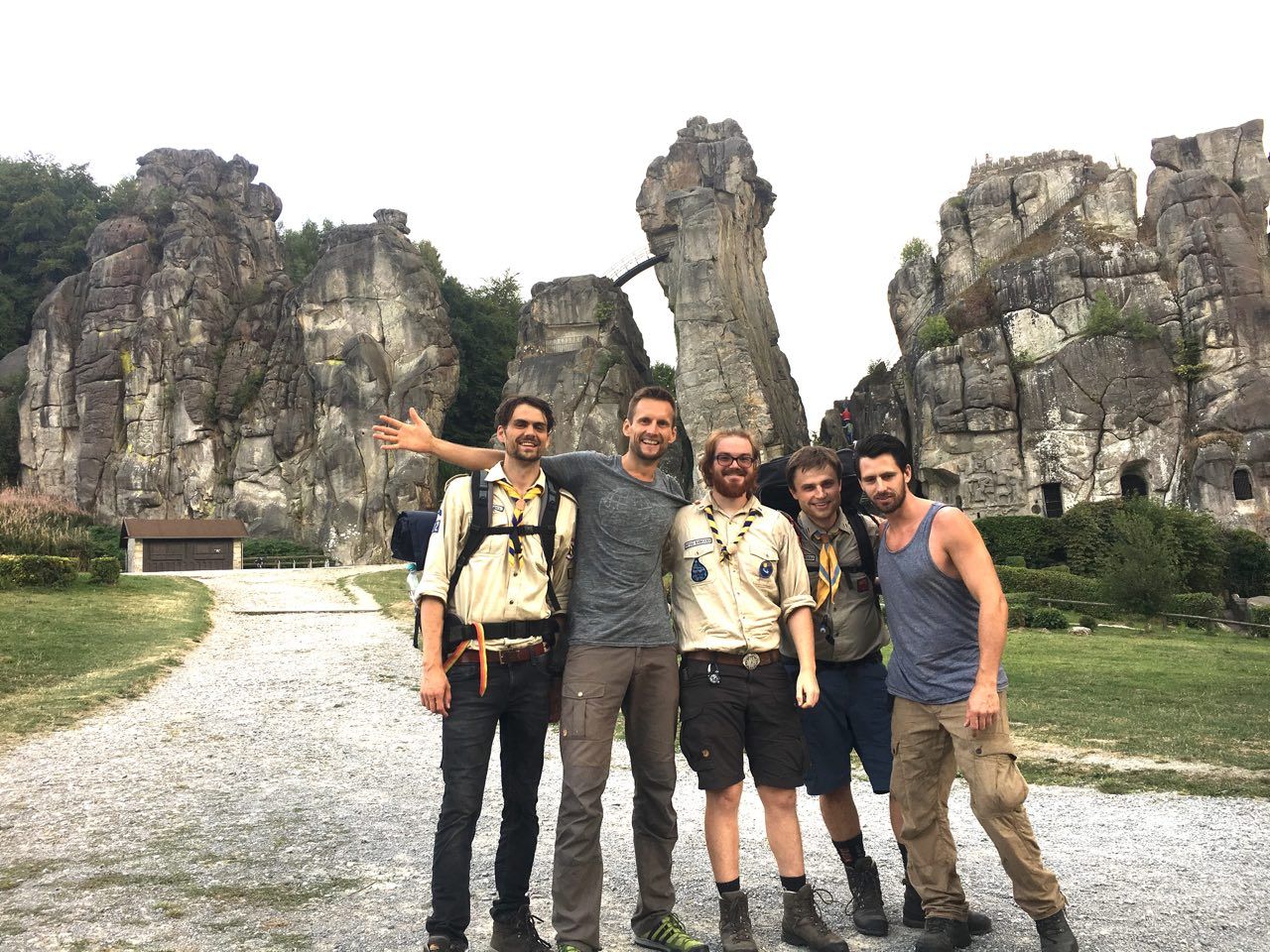 Royal Rangers Wanderung, Tobi, Samuel, Max, Dietrich, Marco